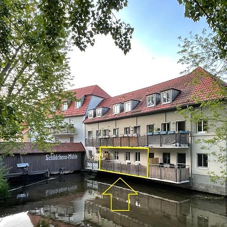 Ferienwohnung Innenstadt Apartment Balkon Erfurt Blickfang NEU Exterior foto